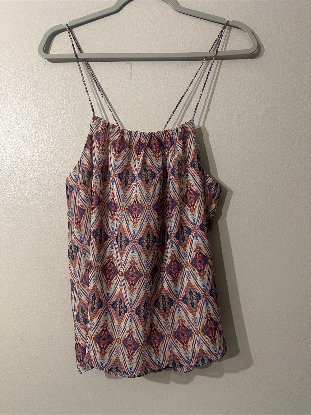 NWT Banana republic Women's Multicolor Printed Spaghetti Strap Tank Top Sz S
